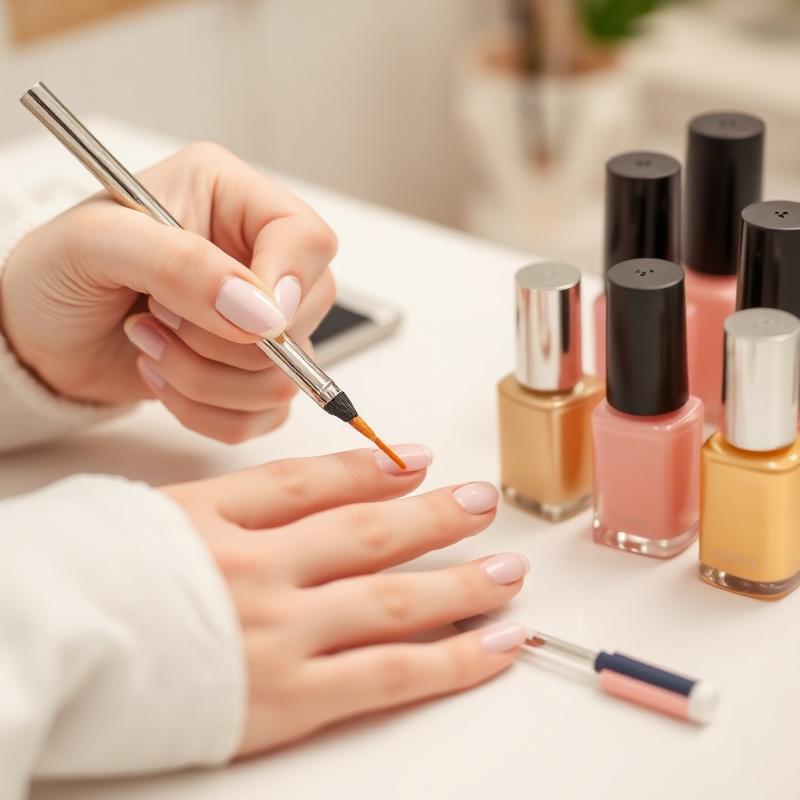Präzise Gel-Modellage im Nagelstudio Mary Rom Nails München